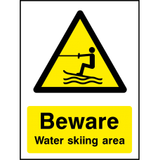 Beware Water Skiing Area